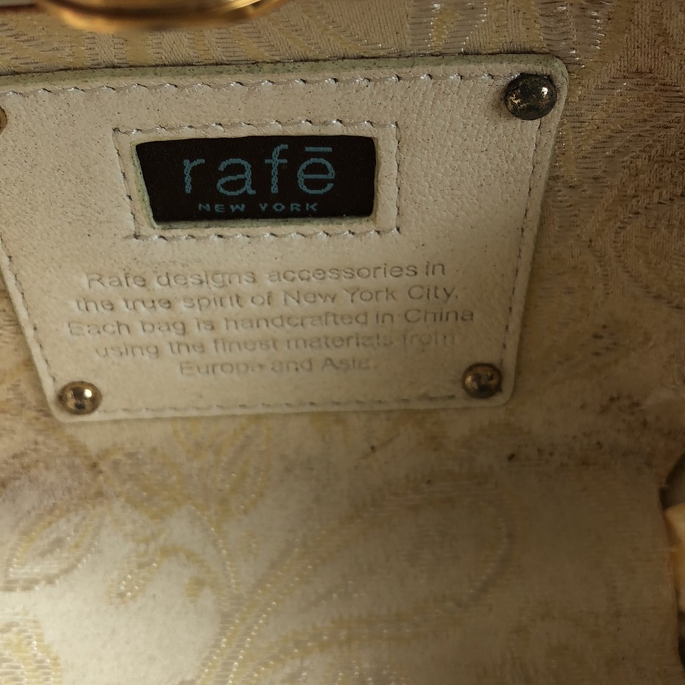 Rafe Gold and White Embellished Clutch - Picture 7 of 10